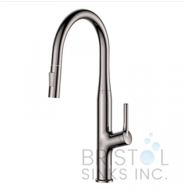 SOLANO KITCHEN PULL-OUT FAUCET- BRUSHED NICKEL